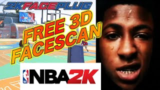 FREE NBA YOUNGBOY 3D FACE SCAN ALL 2K VERSIONS [upl. by Naraj]