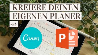 Erstelle deinen eigenen Planer mit Powerpoint und Canva [upl. by Hsitirb]