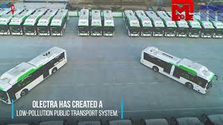 Olectra increases its electric city bus fleet in Pune  MEIL [upl. by Ekard]