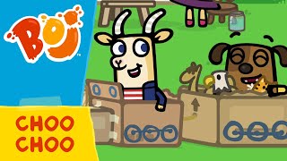 Boj  A Tour Around Giggly Park 🚂  Full Episodes  Cartoons for Kids [upl. by Maxi]