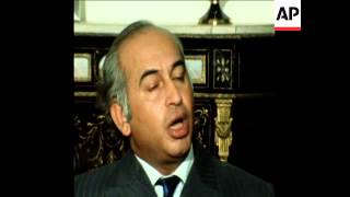 SYND 1871 AN INTERVIEW WITH ALI BHUTTO [upl. by Luapnoj]