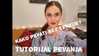 Tutorijal pevanja Tenzija u pevanju Kako pevati bez tenzije  Katarina Kovacevic [upl. by Ahsat971]