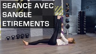 Exercices avec sangle d’étirement  Fitness Master Class [upl. by Millwater]