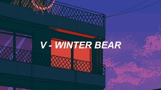 V BTS  Winter Bear Lyrics [upl. by Yrffoeg]