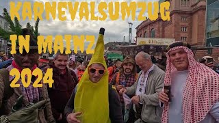 Karnevalsumzug Mainz 2024 Volle Länge 4K Mainz Karneval [upl. by Yessak]