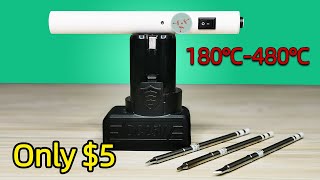 How to make a HAKKO T12 soldering iron Adjustable temperature only 5 [upl. by Lletnom]