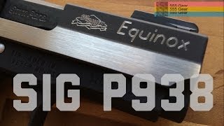 Review SIG Sauer P938 Equinox 9mm Subcompact Pistol quotBeauty Mattersquot [upl. by Ignacius]