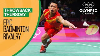 Epic rivalries Lin Dan vs Lee Chong Wei  Throwback Thursday [upl. by Ariat]