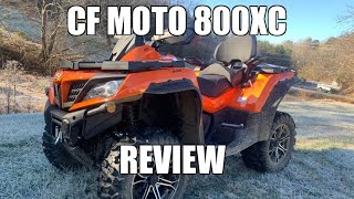 2021 CF Moto Cforce 800XC Review [upl. by Etnomed]