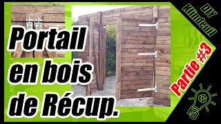 Fabrication dun portail en bois [upl. by Artenak]