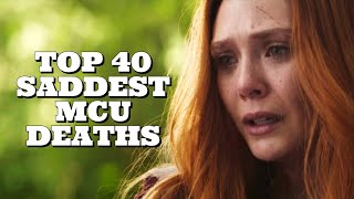 Top 40 Saddest MCU Deaths [upl. by Helena]