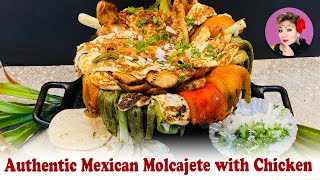 Authentic Mexican Molcajete with Chicken Recipe [upl. by Mimajneb663]