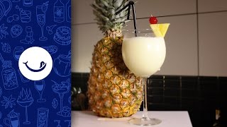 Receta PIÑA COLADA 100 TRADICIONAL ▶ EL COCKTAIL que lo peta ✅ [upl. by Ahsrav]