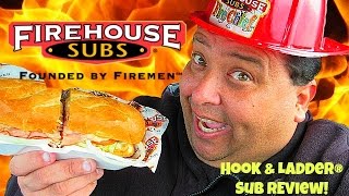 FIREHOUSE SUBS® Hook amp Ladder Sandwich ReviewquotIts off the hookquot [upl. by Anirual]