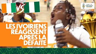 LES IVOIRIENS RÉAGISSENT APRÈS LA DÉFAITE CONTRE LE NIGERIA [upl. by Fredkin313]