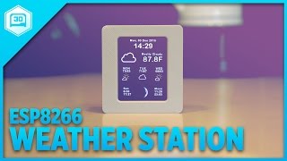 ESP8266 WiFi Weather Station with Color TFT Display [upl. by Darla]