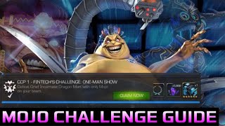 FINTECHS MOJO CARINA CHALLENGE One Man Show Walkthrough and Guide  Mcoc [upl. by Ivets431]