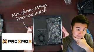 Install Proxmox on Minisforum MS01 for my Homelab [upl. by Maxima]