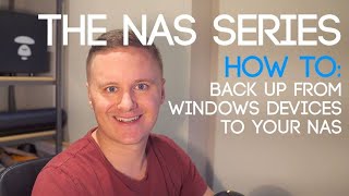 How To Use Your NAS as a Backup for Windows 10 PC  Featuring the Synology DS416j [upl. by Aihsatan130]