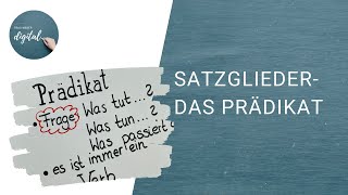 Das Prädikat inkl Arbeitsblatt [upl. by Alilad]