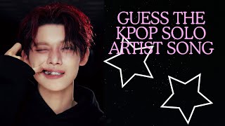 GUESS THE KPOP SOLO ARTIST SONG [upl. by Anairb]