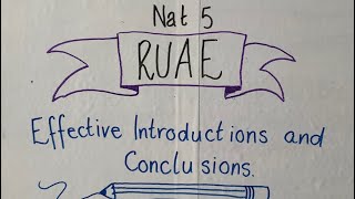 Nat 5 RUAE  Evaluation Questions [upl. by Akissej31]