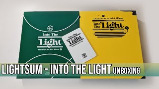 Lightsum  Into The Light Album Unboxing [upl. by Proudlove571]