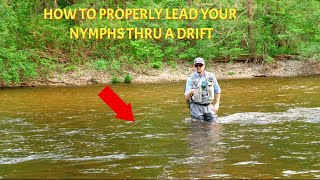 Euro Nymphing  Leading Your Flies Properly with a Sighter [upl. by Odetta]