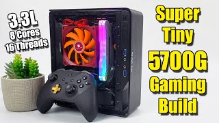 Super Tiny RYZEN 5700G Gaming Build The Most Powerful APU So Far [upl. by Aicenet33]