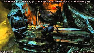 Tomb Raider  Geothermal Caverns  All Collectibles and Firestarter Challenge Locations [upl. by Onivag]