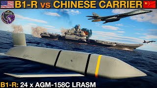 Could A Single B1R Destroy An Entire Chinese Carrier Group WarGames 91  DCS [upl. by Lovato383]