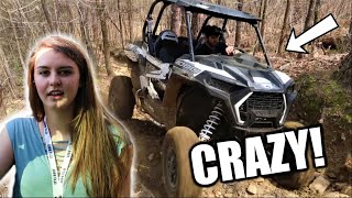 GIRLFRIEND FREAKS OUT IN RZR [upl. by Irtemed]