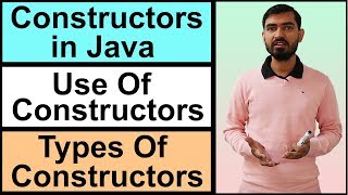 Constructors in Java  Use of Constructors  Types of Constructors with example Hindi [upl. by Parhe]