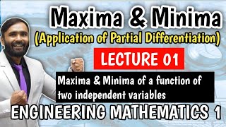 Maxima and Minima of a function of two variablesLecture 01Application of Partial Differentiation [upl. by Janey863]