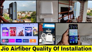 Jio Airfiber installation Process Full Details Connection Recharge amp Plan jio wifi video [upl. by Arrek106]