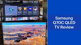 Samsung Q70C 4K 55inch QLED TV Review [upl. by Oninotna]