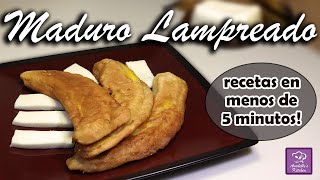 Maduro Lampreado  Sweet Plantain cakes  Anabelles Kitchen [upl. by Goldin]