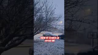 Snow falls hit Atlanta Georgia 738 am atl snowstorm atlanta viralvideo [upl. by Derina]