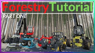 Forestry Tutorial part 1plantingcutting and stump removal FS 19 [upl. by Soelch458]