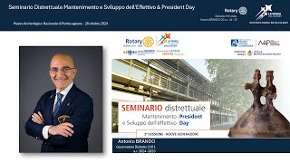 SEMINARIO distrettuale Mantenimento e Sviluppo dell’effettivo President Day [upl. by Baggett308]