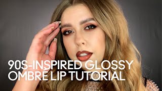 90sInspired Glossy Ombré Lip Tutorial  MAC Cosmetics [upl. by Cob191]