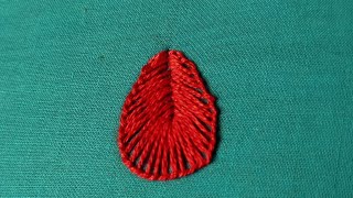 Buttonhole flower stich design  Basic Multani Tanka [upl. by Valery849]