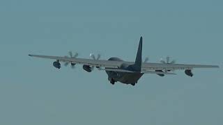 USA Navy C130 at Lisbon Airport [upl. by Frey46]