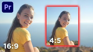 How to Change Aspect Ratio in Premiere Pro 2021 [upl. by Araik13]