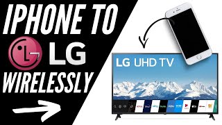 How To Connect iPhone to LG TV Wirelessly [upl. by Nazario]