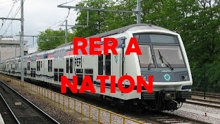 Train en Gare de Nation  RER A [upl. by Picker]