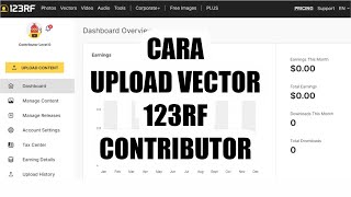 CARA UPLOAD VECTOR DI MICROSTOCK 123RF  TUTORIAL UPLOAD 123RF CONTRIBUTOR [upl. by Eivi]