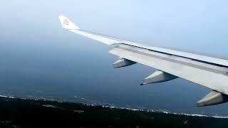 Emirates Flight Landing  Trivandrum Airport [upl. by Sowell]