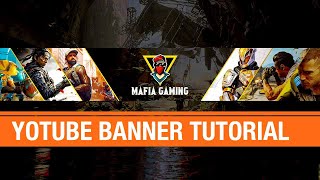 How to Make A Gamer YouTube Banner in Photoshop [upl. by Elaen]