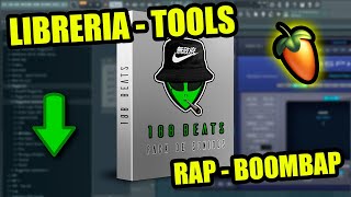 Libreria ✔ FREE Rap  BoomBap  Hip Hop Loops  Tutorial poner a tiempo loops 👽 para cualquier DAW [upl. by Nivlad]